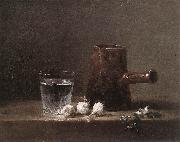 jean-Baptiste-Simeon Chardin Water Glass and Jug USA oil painting artist